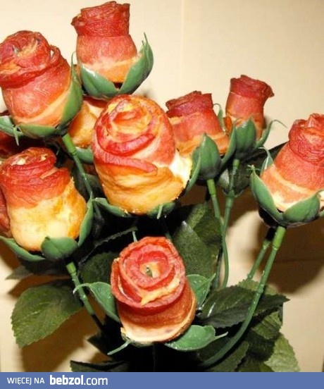 Bekonowe róże 