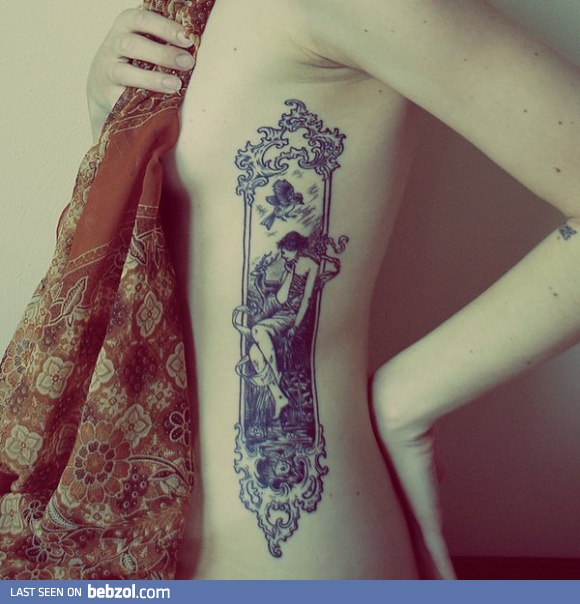 A tattoo right out of a story.