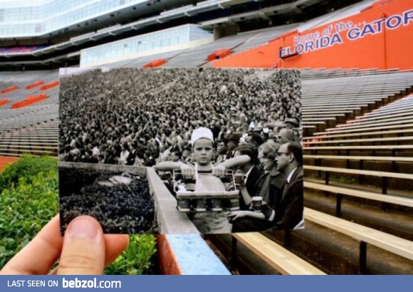 Past vs todays stadium