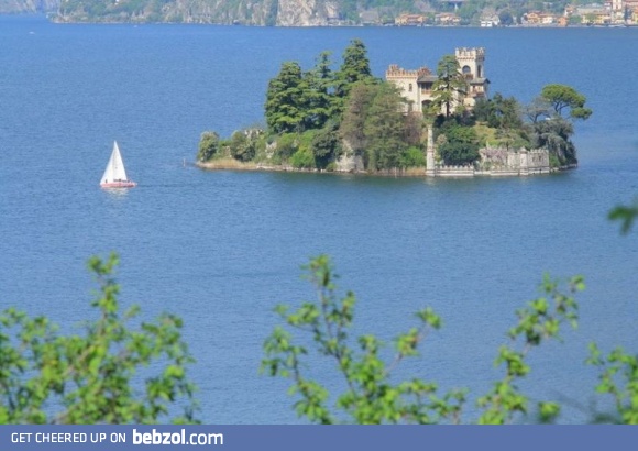 A Beautiful Castle On A Lake