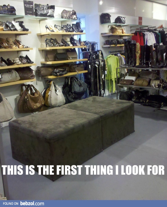 I don't often go shopping with my wife but when I do...