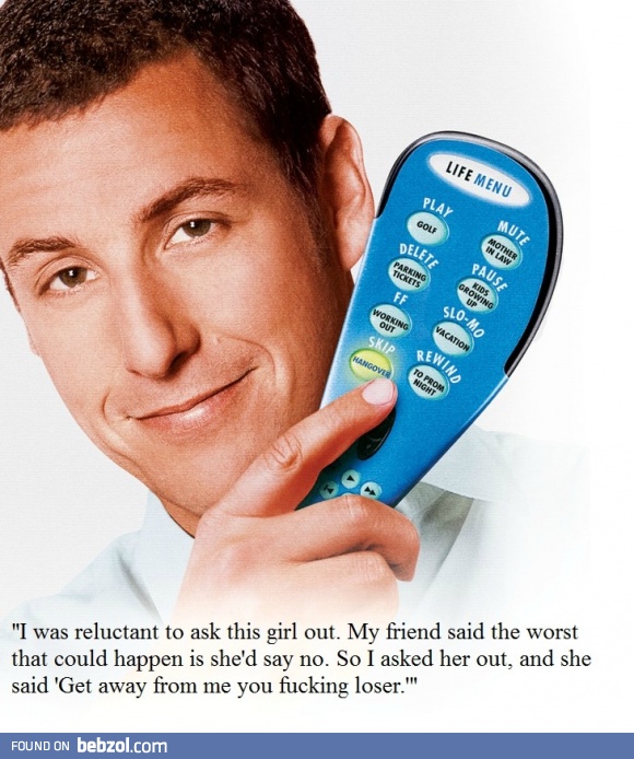 Adam Sandler on asking girls out.