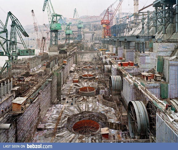 Construction of the Three Gorges Dam in China