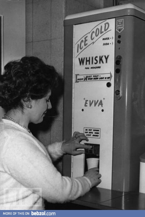 Vintage whiskey dispenser