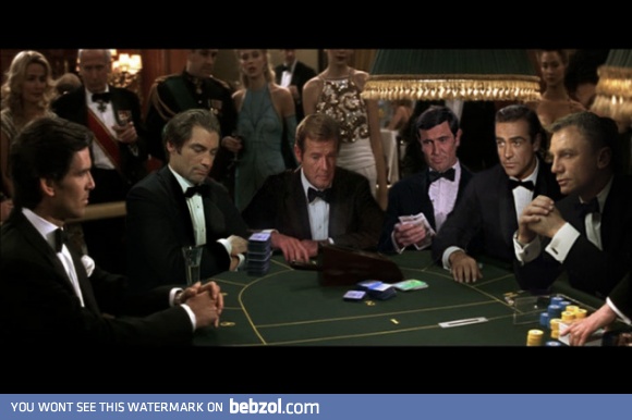 Bonds. James Bonds - All six Bonds together