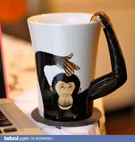 Kubek z małpą 