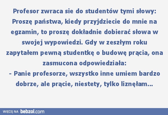 Odpowiedni dobór słów