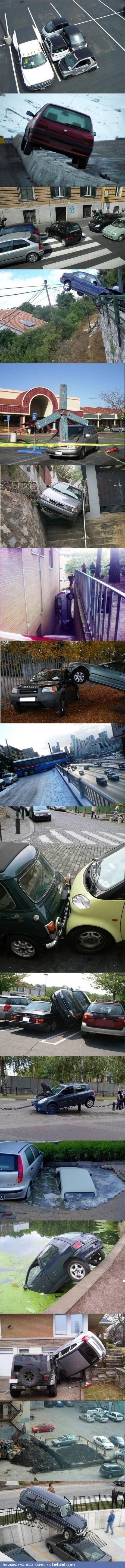 Potraficie tak parkować? 