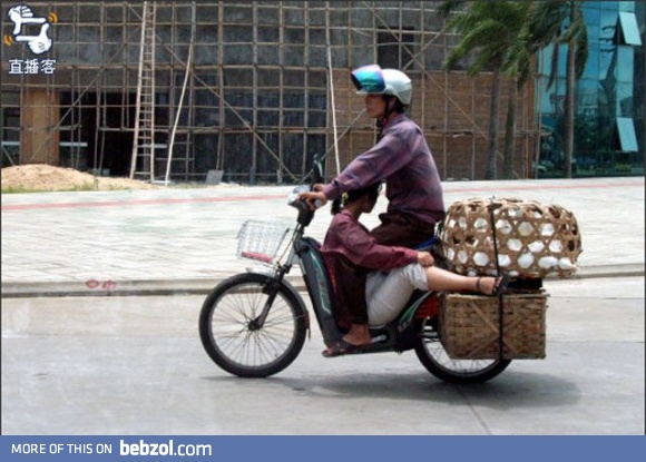 Why my girlfriend wont ride my moped with me anymore.