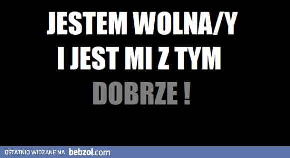 Fajnie być singlem!