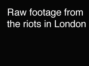 Zamieszki w Londynie