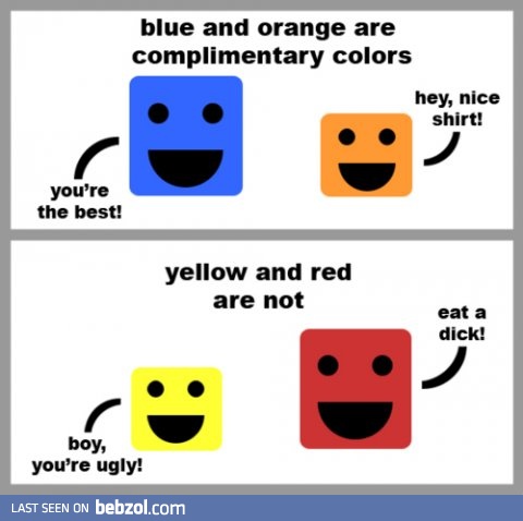 Complimentary colours