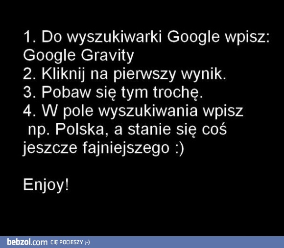 Google Gravity! 