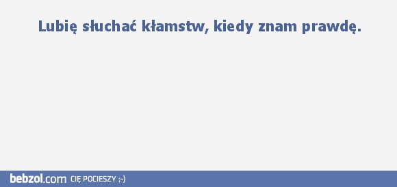 Kłamstwa