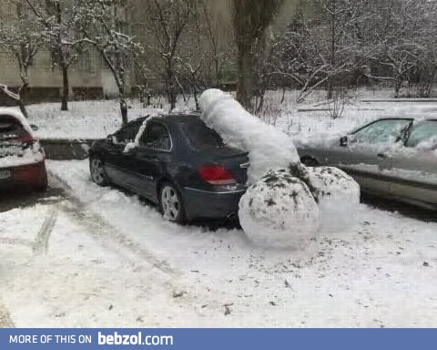 I went to leave and some dick blocked me in