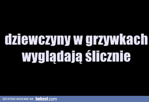 Uwielbiam dziewczyny z grzywką! 