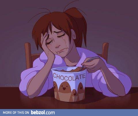 Are you sad? Eat chocolate!