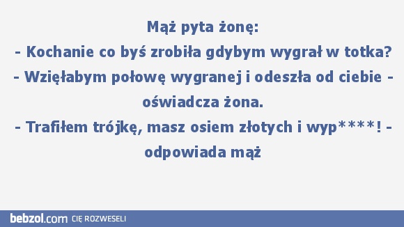 Trafiłem trójkę w totka!