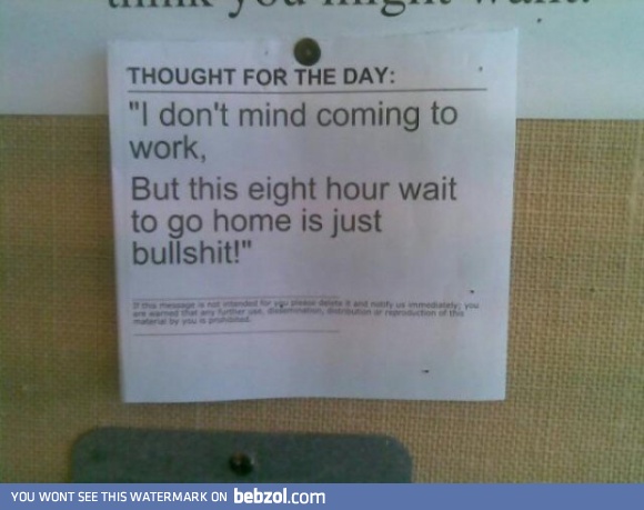 It's the WAIT that KILLS me!