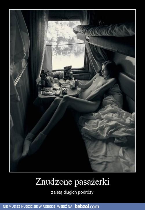 Nago w pociągu