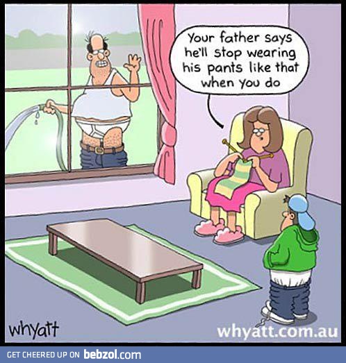 How to stop kids wearing baggy pants