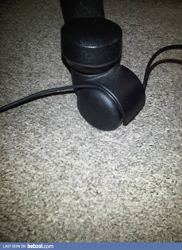 Every time I sit down...