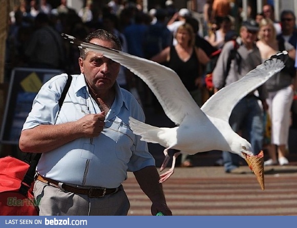 As easy as taking ice cream from an old man