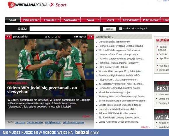 Jedni się przełamali, a on...