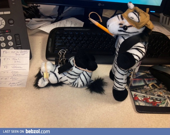 Came back to my desk to find this...