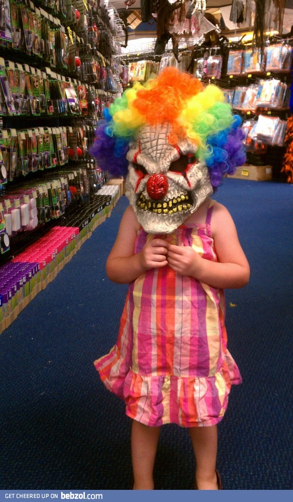 my three year old wants to be a clown for halloween...