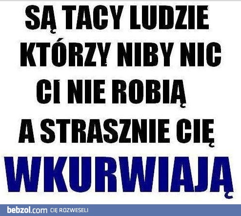 Straszni są tacy ludzie