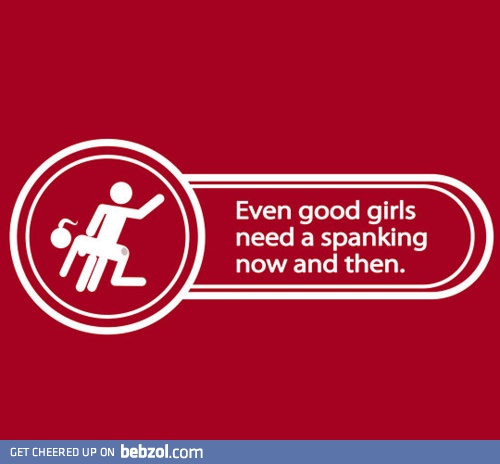 Even good girls need a spanking