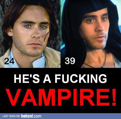 Jared Leto is a vampire!