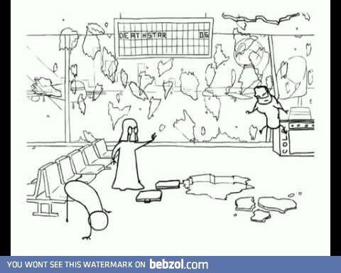 Darth Vader vs Bruce Willis