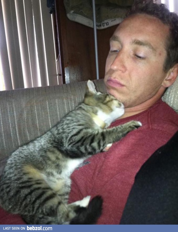 Found her by a dumpster. I think she likes it here better