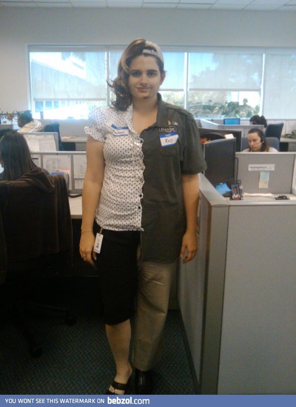 Rachel/Ray Halloween costume for last year