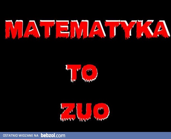 Najgorszy przedmiot!