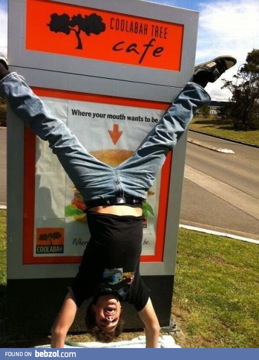 Where the mouth wants to be...