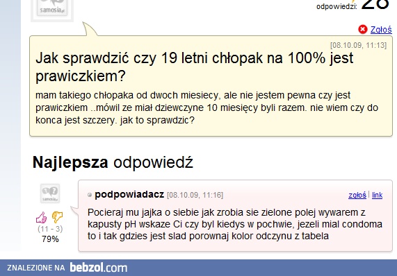 Jak sprawdzić czy chłopak jest prawiczkiem?