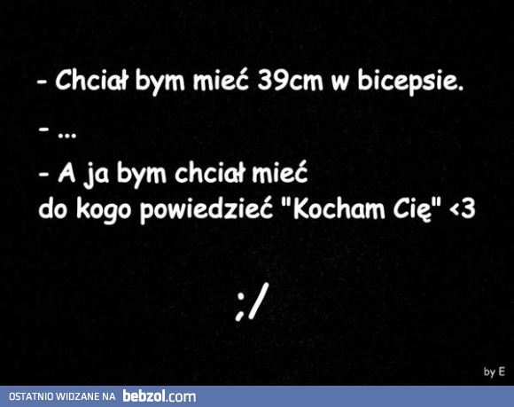 Chciałbym...