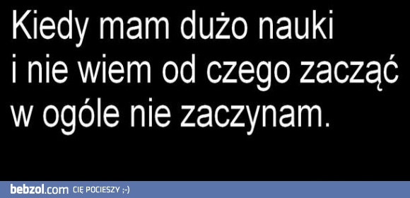 Trzeba wiedzieć kiedy się poddać ;-)