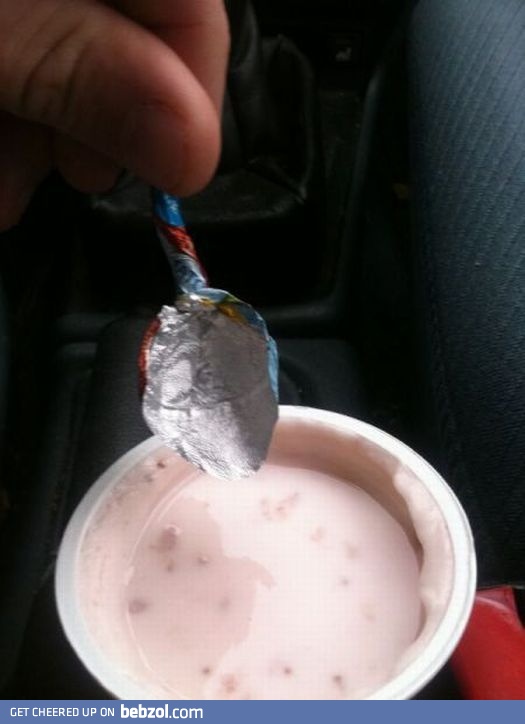 When you forgot the spoon