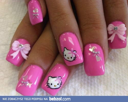 Uwielbiam dziewczyny z różowymi pazurami