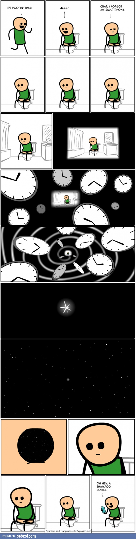 Pooping without smartphone feels empty...