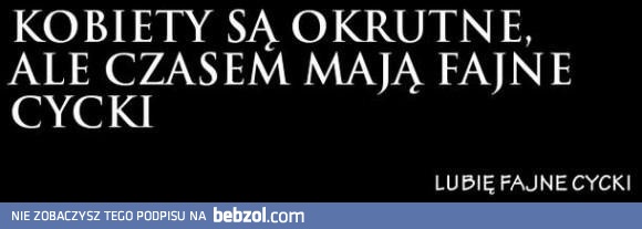 Lubię fajne cycki!