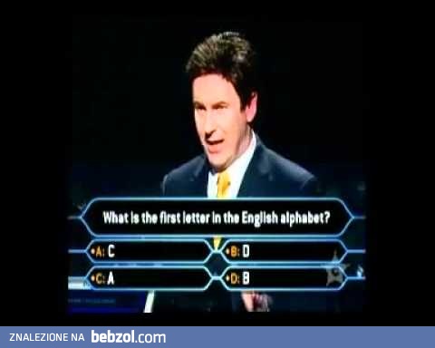 Jaka jest pierwsza litera alfabetu?