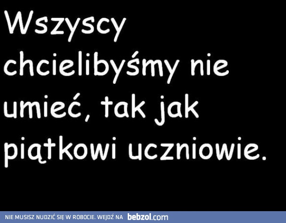 Nie da się ukryć