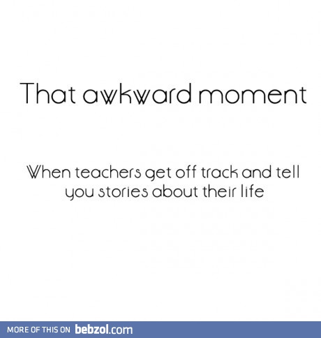 I don't wanna hear those stories...