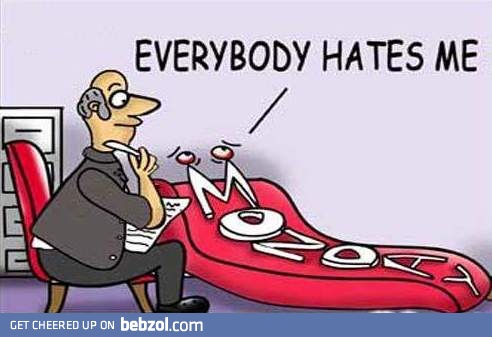 Monday's life is not all roses