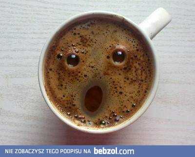 Zdziwiona kawa